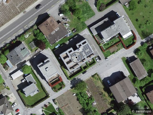 Luftbild Rue de la Millière 26, Vétroz