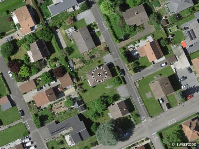 Luftbild Rue de la Plaine 17, Payerne