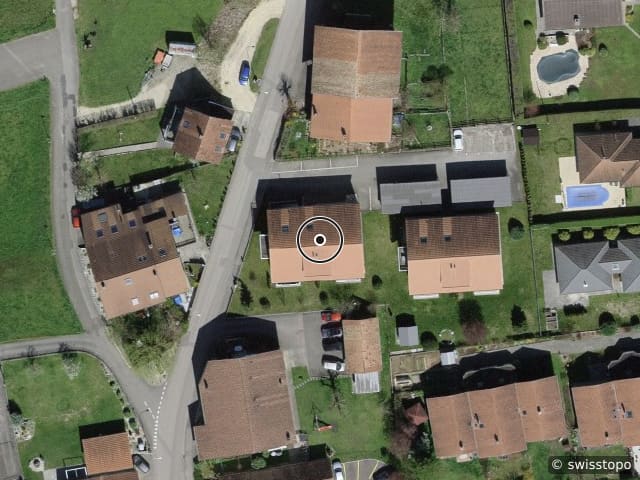 Luftbild Rue Chavon-Dedos 22, Courrendlin