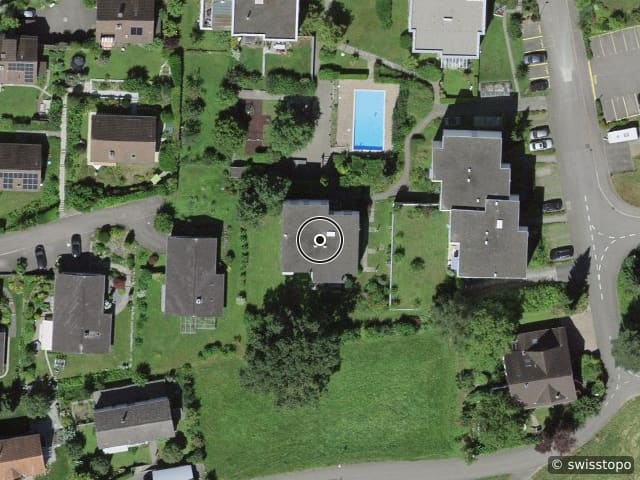 Luftbild der Lage – Birchhofstrasse 6, 8580 Amriswil