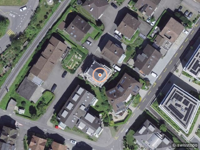 Luftbild Brisenweg 2, Hergiswil