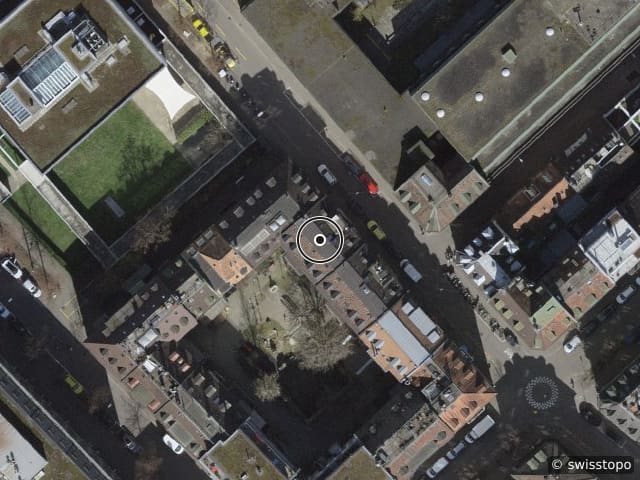 Luftbild der Lage – Konradstrasse 77, 8304 Wallisellen