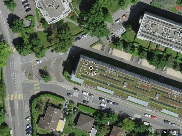 Luftbild der Lage – Rue Edouard-ROD 2, 1203 Genève
