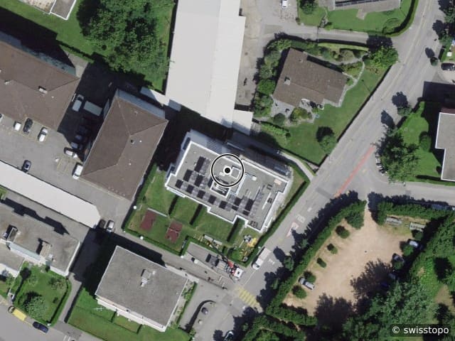 Luftbild der Lage – Via Angelo Nessi 34, 6600 Locarno