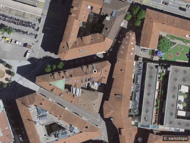 Luftbild Via Al Forte 4, Lugano