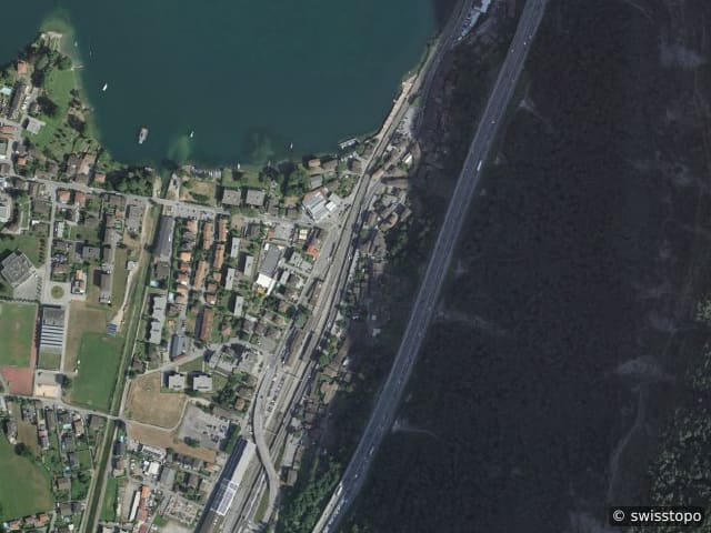 Luftbild der Lage – 6825 Mendrisio