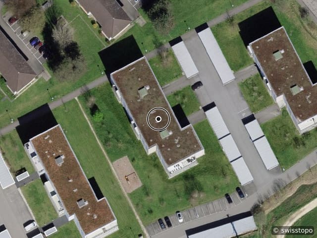 Luftbild Rue des Tourterelles 8, Delémont
