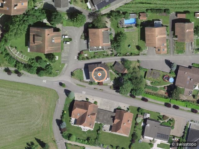Luftbild Bachhaldenweg 2, Zell