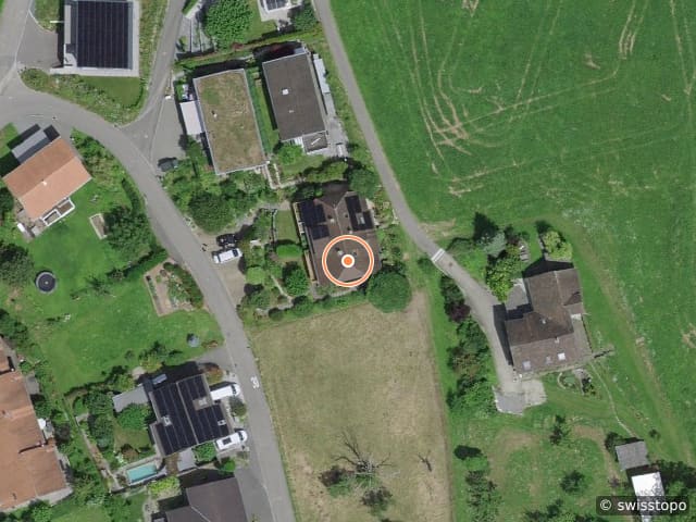 Luftbild Oberweg 13, Küttigen