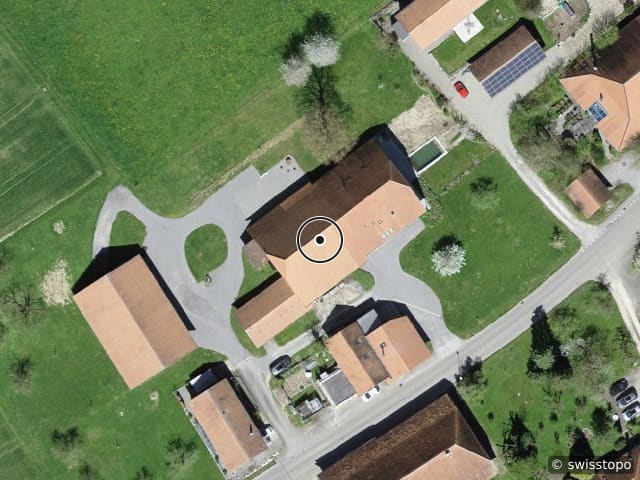 Luftbild Hauptstrasse 3, Messen