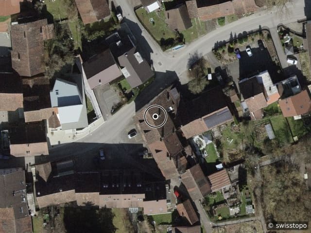 Luftbild Steig 14, Beringen