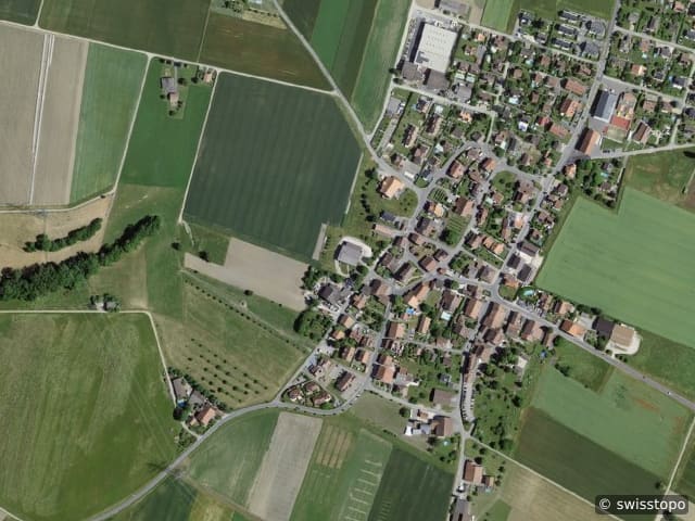 Luftbild Rue du Château-Dessus 2, Goumoens-la-Ville