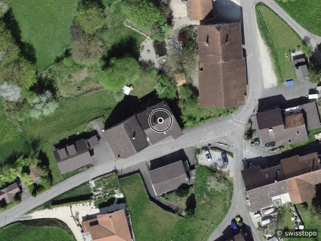 Luftbild der Lage – Mühlestrasse 18, 4713 Matzendorf CHF