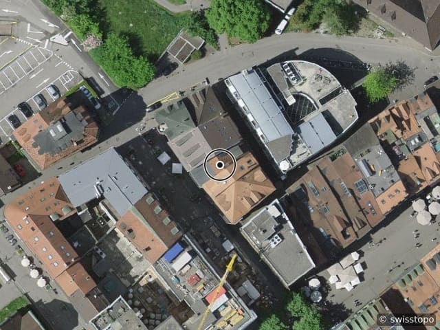Luftbild Rue du Criblet 5, Fribourg