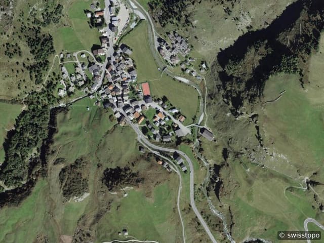 Luftbild Bivio