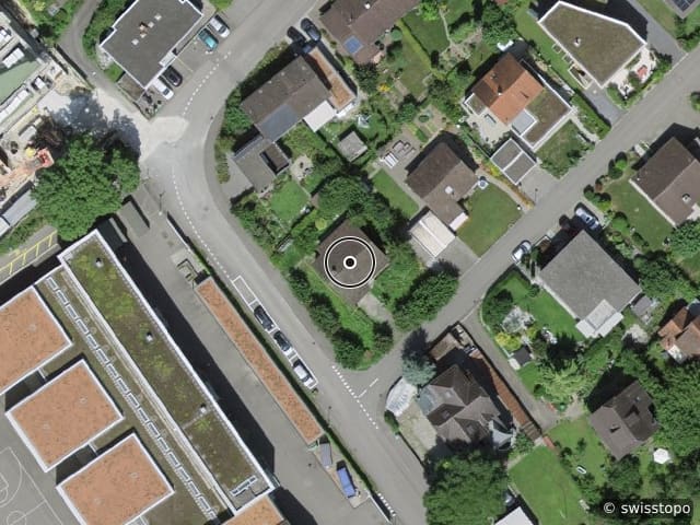 Luftbild Rebmoosweg 6, Brugg