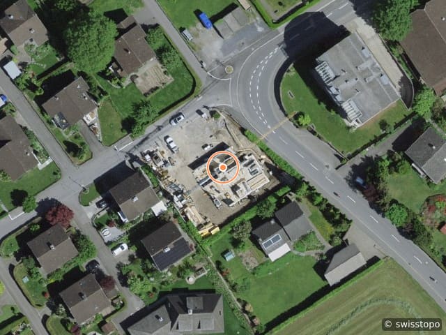 Luftbild Feldackerstrasse 52, Mels
