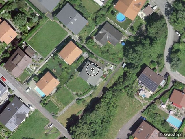 Luftbild Oberländerweg 26, Merligen