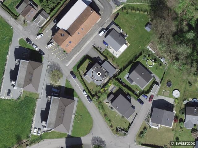 Luftbild Rue de l'Est 35, Moutier (simulation provisoire)