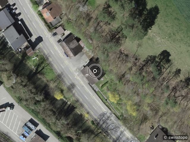 Luftbild der Lage – Route de Moutier 7, 2830 Courrendlin