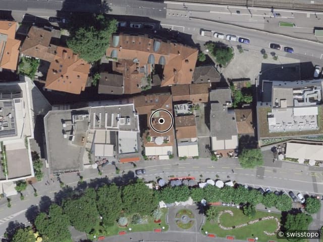 Luftbild Viale Verbano 15, Muralto, Locarno, Lago Maggiore
