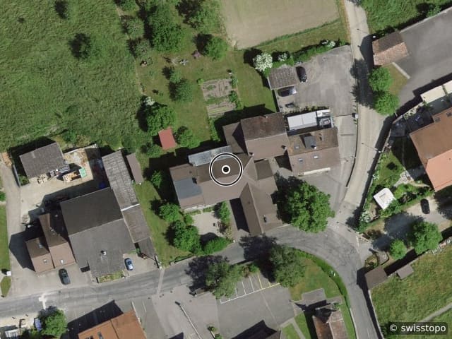 Luftbild Rue du Village 8, Chamblon