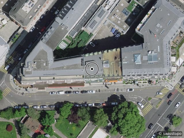 Luftbild Rue Adhémar-Fabri 6, Genève