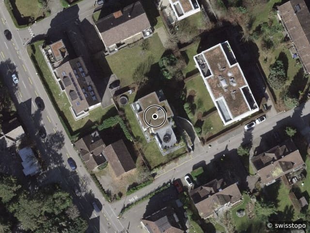 Luftbild Bahnweg 20, Küsnacht ZH