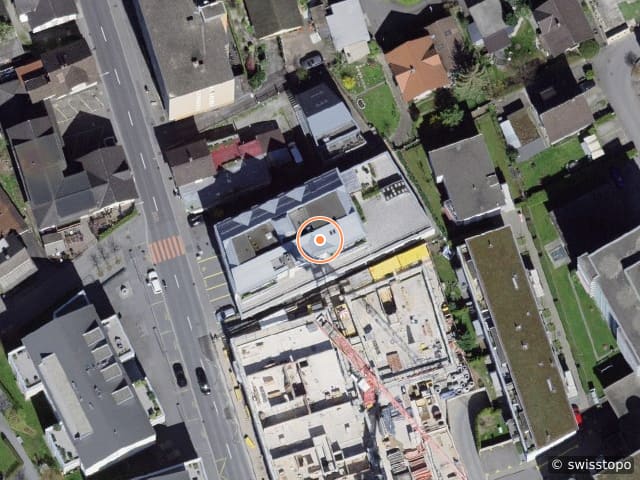 Luftbild Bahnhofstrasse 12, Siebnen