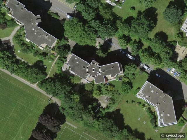 Luftbild der Lage – Neufeldstrasse 16, 5430 Wettingen