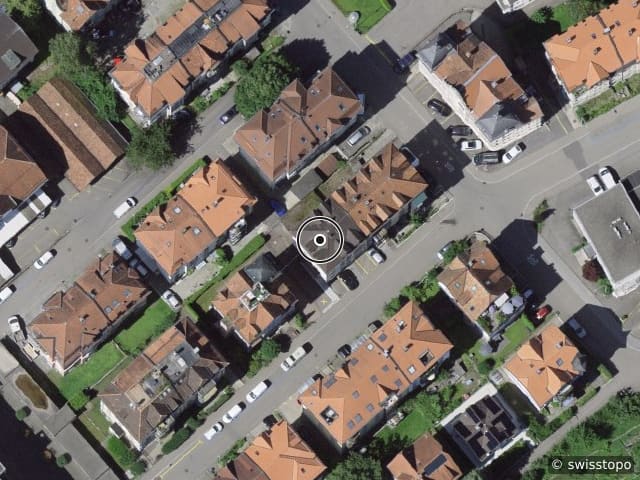 Luftbild Ilgenstrasse 58, St. Gallen
