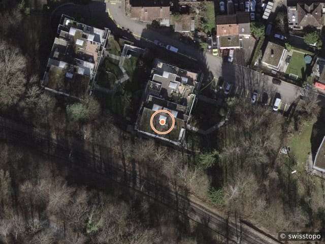 Luftbild Sädlenweg 12, Zürich