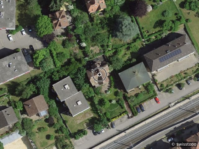 Luftbild Chemin de la Caille 42, Neuchâtel