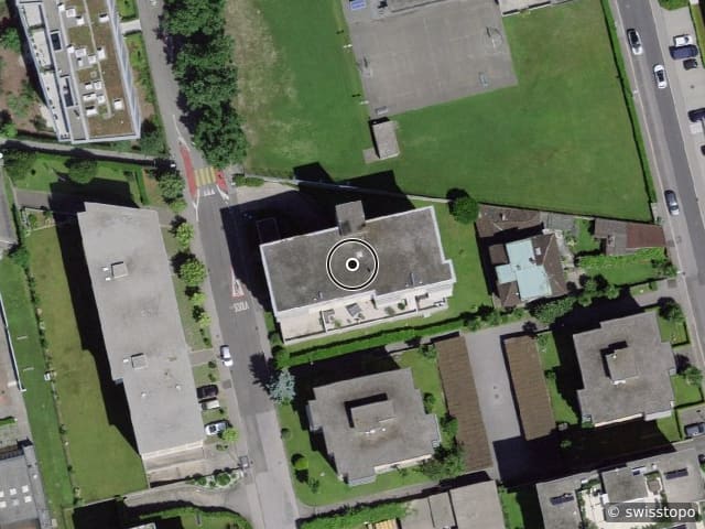 Luftbild der Lage – Via ai Saleggi 33, 6600 Locarno