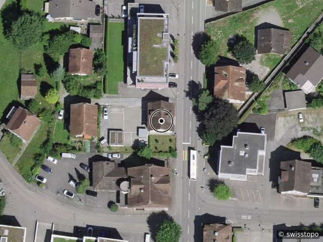Vue aérienne de l’emplacement – Hauptstrasse 31, 6260 Reiden