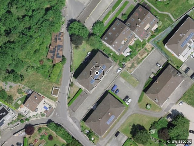 Luftbild Rue des Fontaines 56, Cornaux