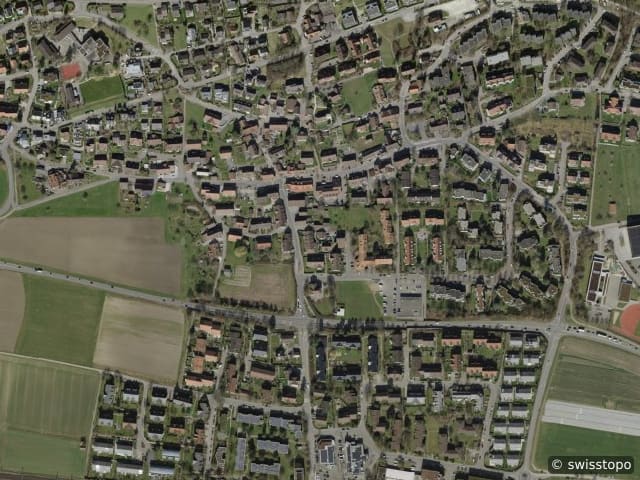 Luftbild der Lage – 8107 Buchs
