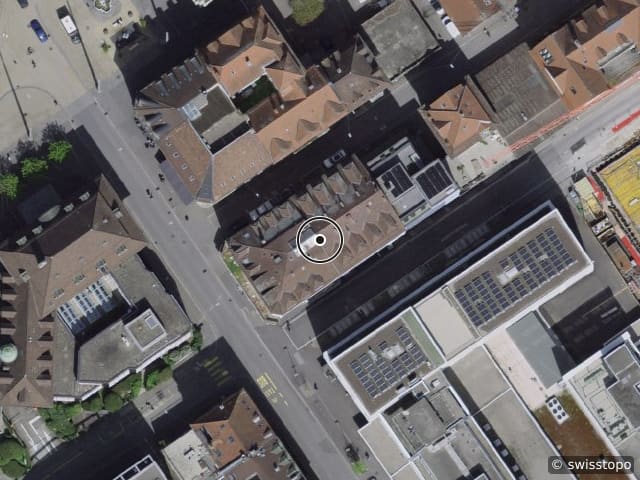 Luftbild Zentralstrasse 55, Biel/Bienne