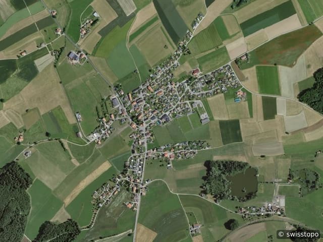 Luftbild Lentigny