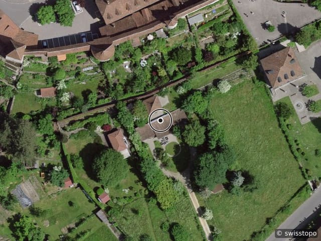 Luftbild Stadtgraben 20, Murten