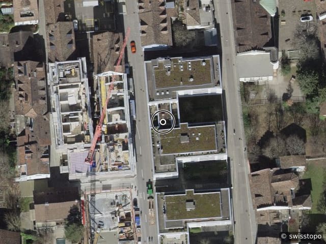 Luftbild Frauengasse 12, Schaffhausen