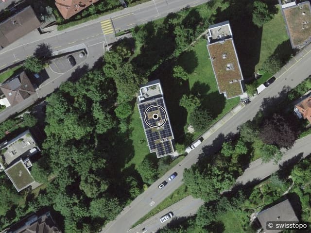 Luftbild Berneggstr. 54, St. Gallen