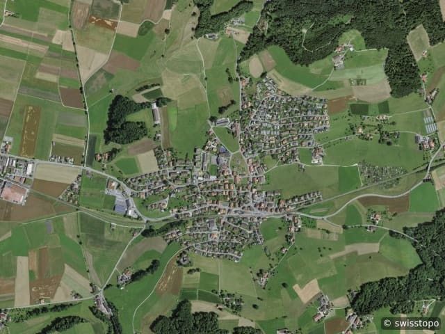 Luftbild Seftigen