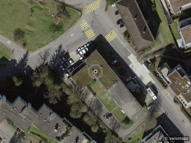 Luftbild der Lage – Rümlangstrasse 73, 8052 Zürich