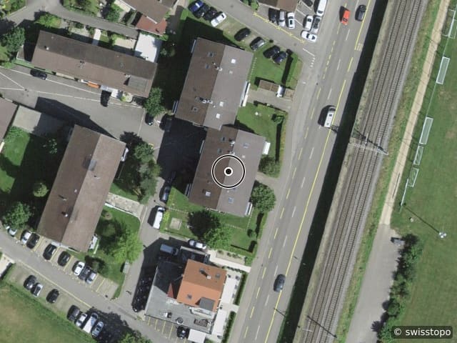 Luftbild der Lage – Oltnerstrasse 133, 8003 Zürich