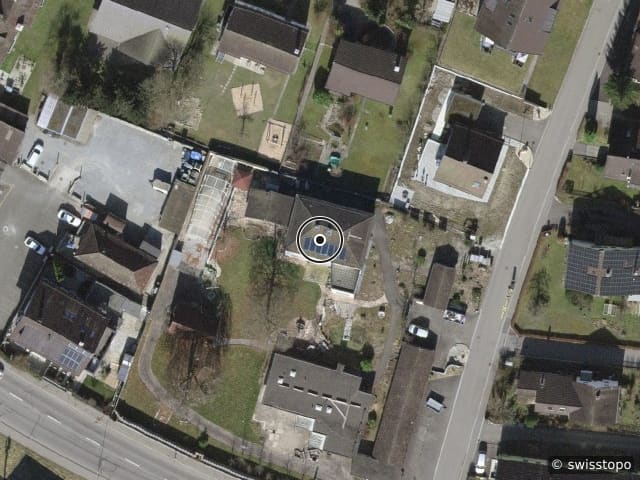 Vista aerea della posizione – Lindenstrasse 8, 8483 Kollbrunn