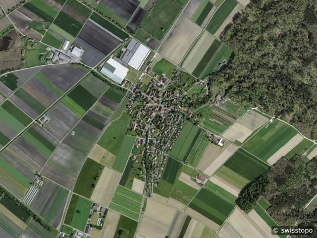 Luftbild Fräschels