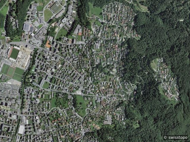 Luftbild Lungolago Giuseppe Motta 42b, Lugano