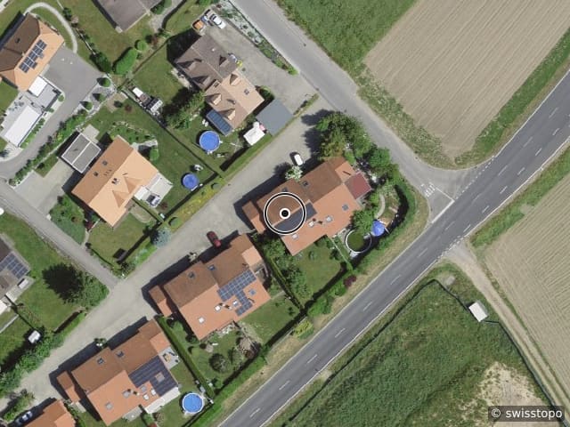 Luftbild route de la fin 14, Villaz-St-Pierre