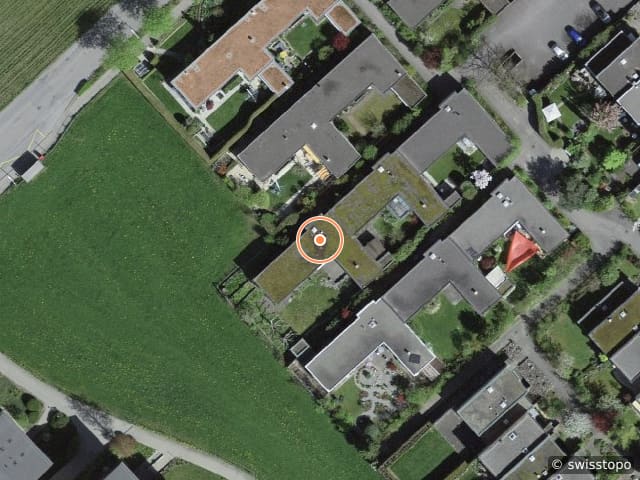 Luftbild Ahornweg 16, Spiegel b. Bern